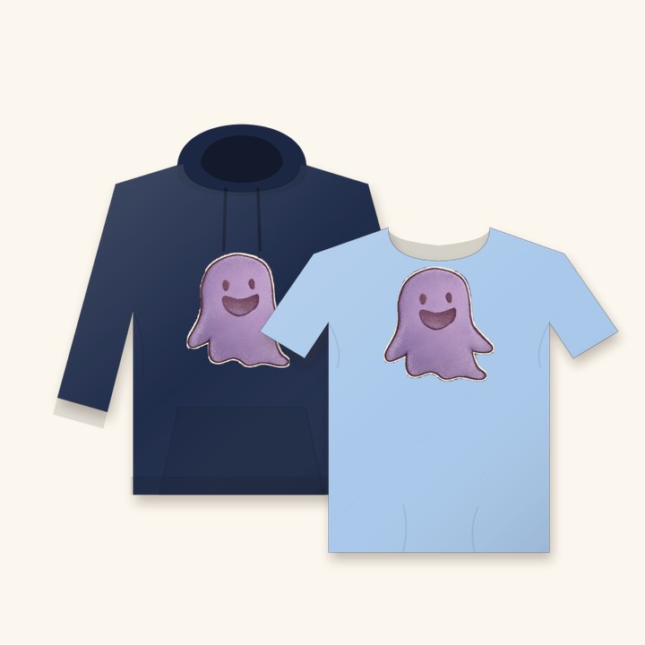 Example: a child's drawing, Clothing